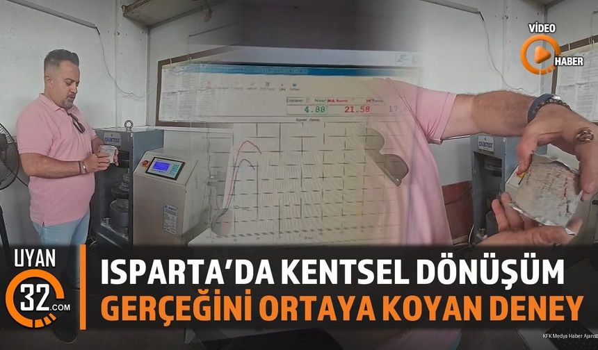 Isparta'da Kentsel Dönüşüm Gerçeğini Ortaya Koyan Deney