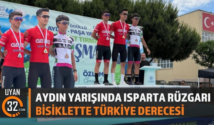 Ispartalı Bisikletçiden Türkiye 3.’lüğü