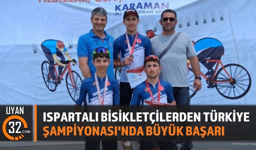 Ispartalı Bisikletçilerden Türkiye Şampiyonası'nda Büyük Başarı