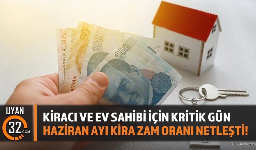 Kiracı ve Ev Sahibi İçin Kritik Gün: Haziran Ayı Kira Zam Oranı Netleşti!