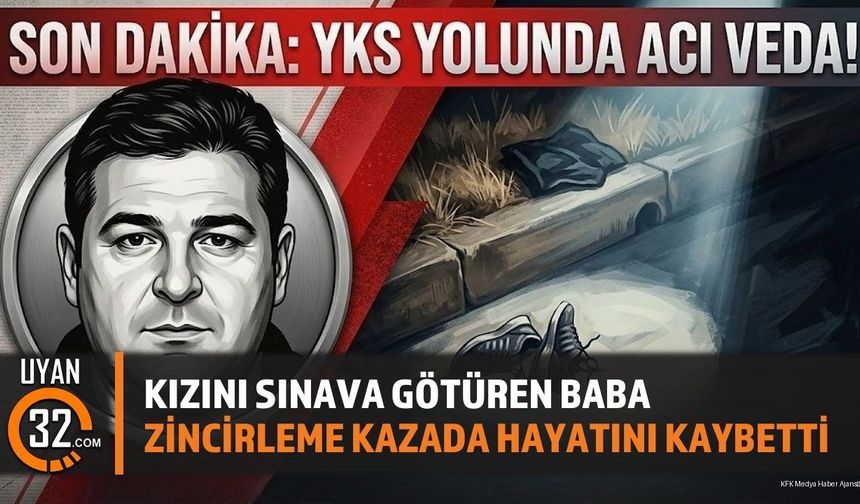 Kızını Sınava Götüren Baba Zincirleme Kazada Hayatını Kaybetti