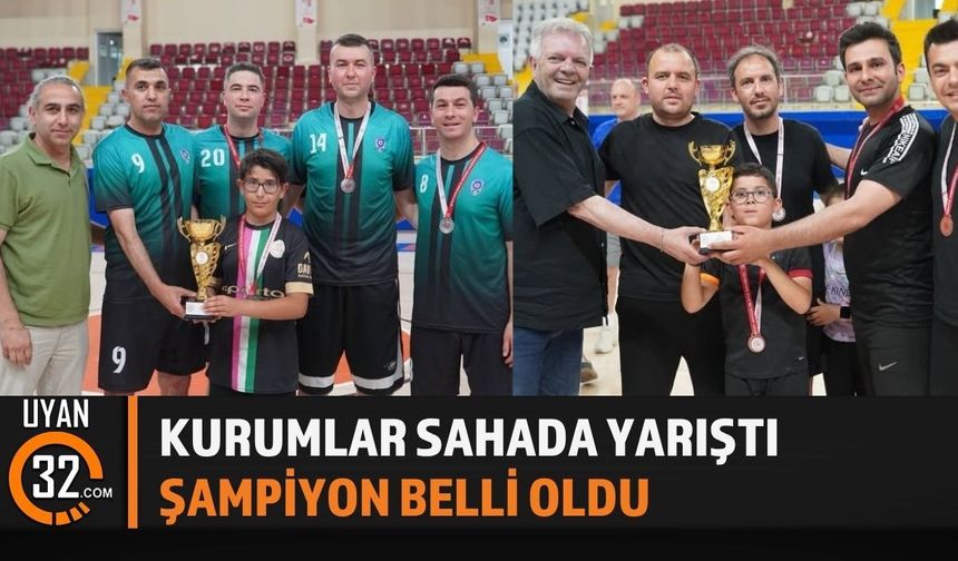 Kurumlar Sahada Yarıştı, Şampiyon Belli Oldu