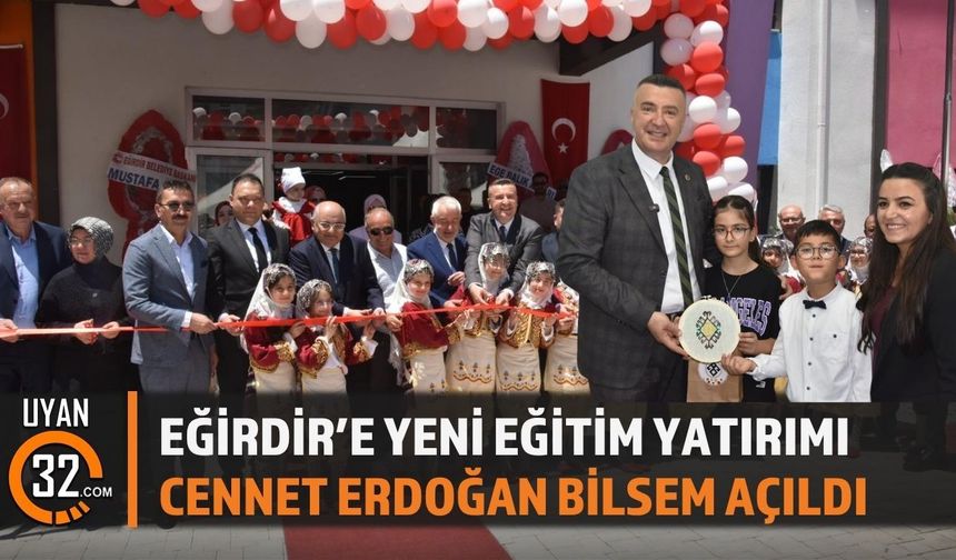 Eğirdir’de Bilim ve Sanat Merkezi Yoğun Katılımla Açıldı