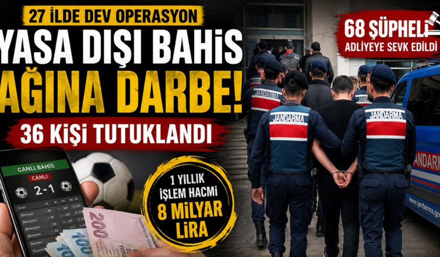Isparta'nın da Aralarında Bulunduğu 27 İlde Büyük Operasyon
