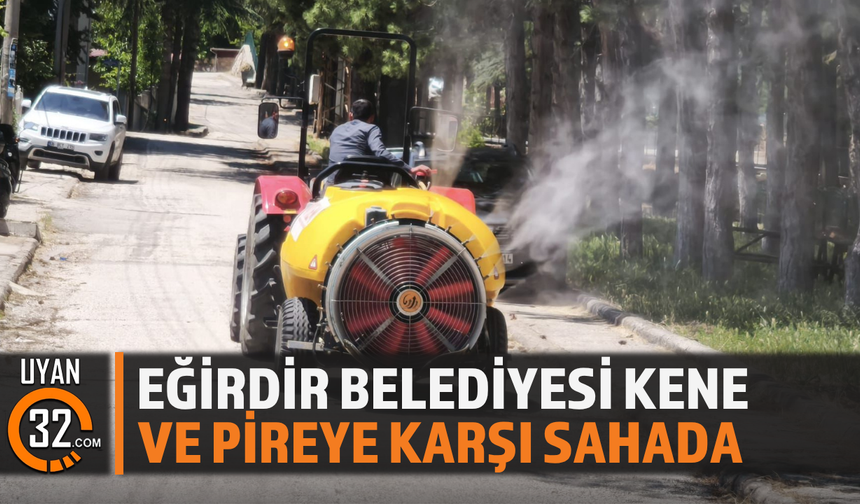 Eğirdir Belediyesi Kene ve Pireye Karşı Sahada