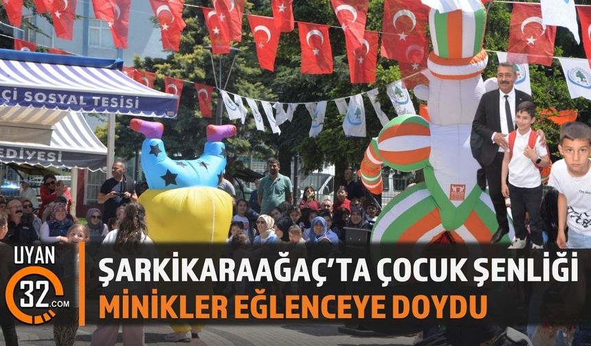 Şarkikaraağaç’ta Çocuk Şenliği Coşkusu