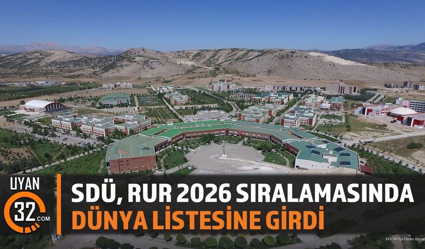 SDÜ, RUR 2026 Sıralamasında Dünya Listesine Girdi