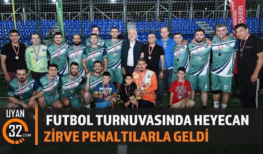Isparta'da 17. SDÜ Hastanesi Futbol Turnuvası Sona Erdi