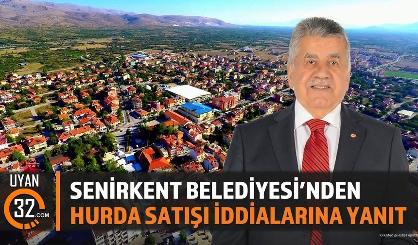 Senirkent Belediyesi'nden Hurda Satışı İddialarına Yanıt