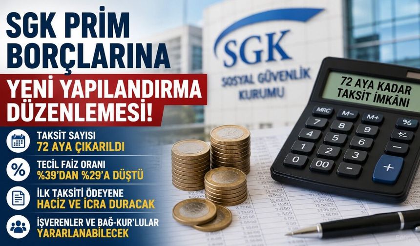 İşveren ve Bağ-Kur'lulara Müjde: Faiz Düştü, Vade Uzadı