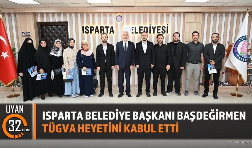 TÜGVA Isparta'dan Başkan Başdeğirmen'e Ziyaret: Gençlik Faaliyetleri Gündemde