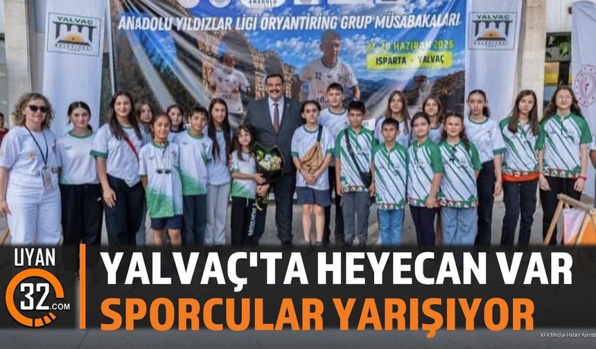 Yalvaç'ta 600 Sporcu ile Oryantiring Yarışmaları