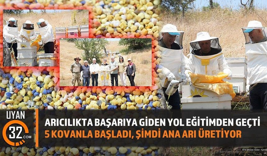 5 Kovanla Başladı, Şimdi Ana Arı Üretiyor