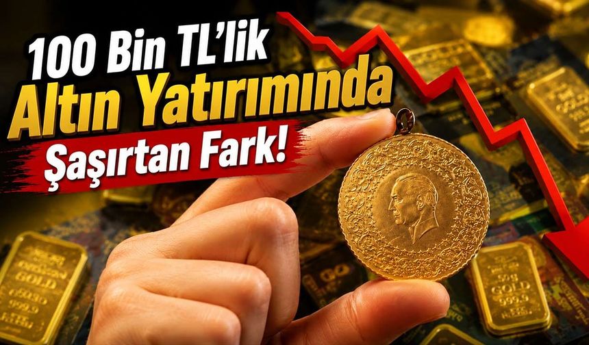 Altın Alırken En Büyük Hata Bu! Aynı Para ile Binlerce Lira Fark Oluşabiliyor