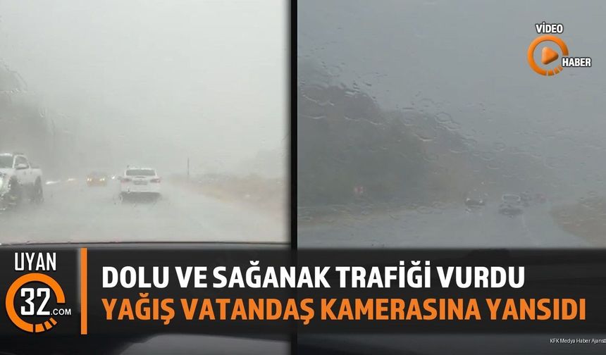 Antalya Trafik Durma Noktasına Geldi: Sağanak Ve Dolu Felç Etti