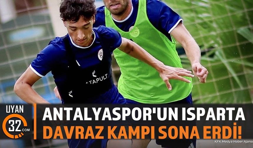 Antalyaspor Isparta Kampını Tamamladı