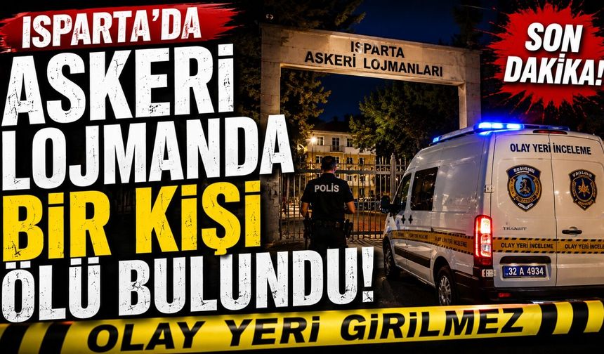 Isparta'da Askeri Lojmanlardan Acı Haber: Bir Kişi Ölü Bulundu