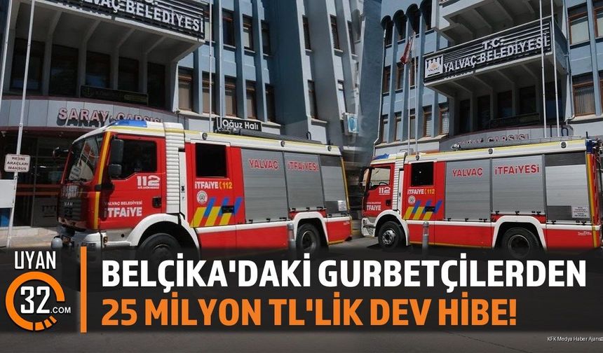 Belçika'daki Gurbetçilerden 25 Milyon TL'lik Dev Hibe!