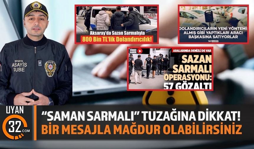 Bir Mesajla Mağdur Olabilirsiniz! Isparta Emniyeti Uyardı