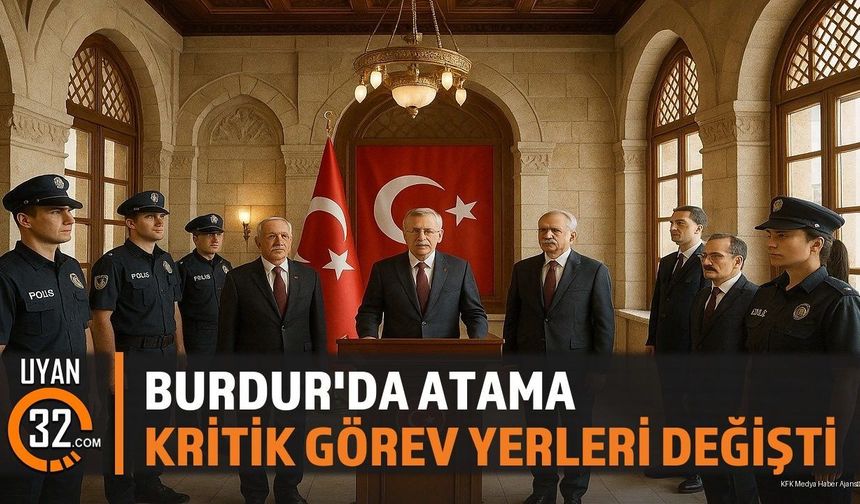 Burdur'da Kaymakam Ve Vali Yardımcılığı Görevlerinde Değişiklik