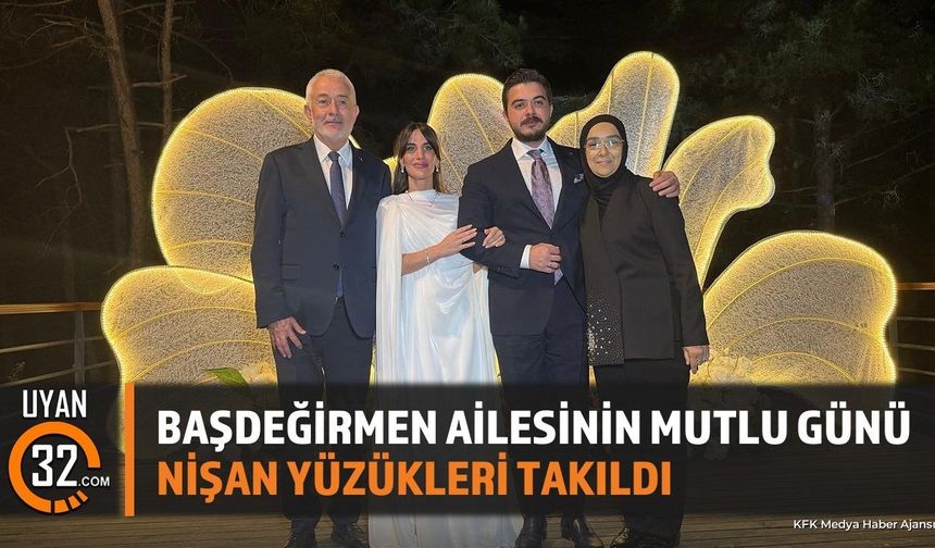 Celal Başdeğirmen ile Tansu Korkmaz Nişanlandı