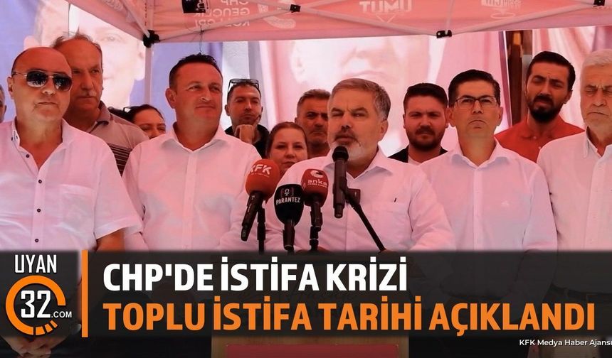 CHP Isparta'da Kriz: Hasan Karaca İstifa Tarihini Açıkladı