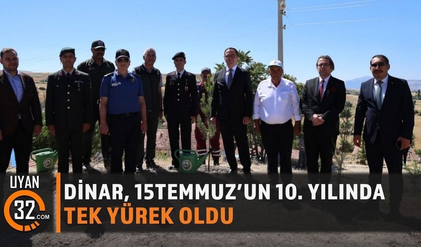 Dinar'da 15 Temmuz Şehitleri Dualarla Anıldı