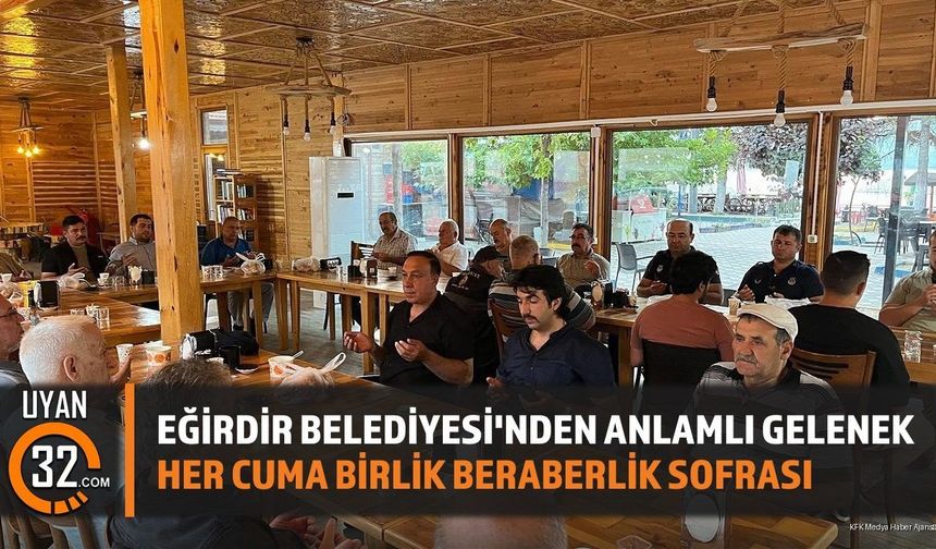 Eğirdir Belediyesi'nden Sabah Namazı Sonrası Çorba İkramı
