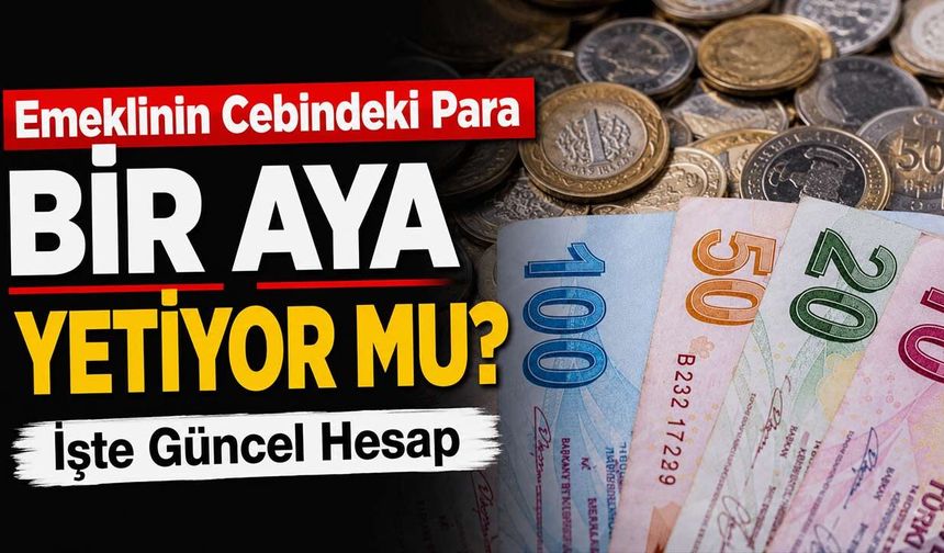 Emekli Maaşıyla Bir Ay Geçinmek Mümkün mü? Rakamlar Yanıt Veriyor