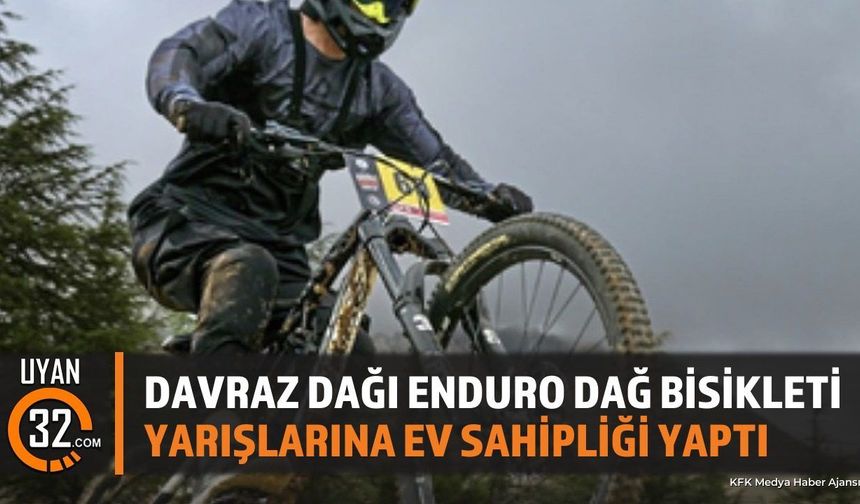 Enduro Dağ Bisikleti Yarışları Davraz'da Düzenlendi
