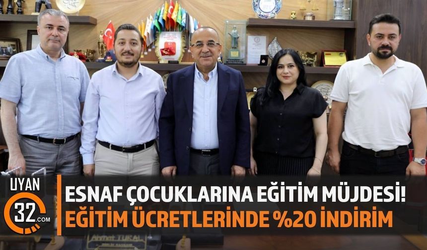 Esnaf Çocuklarına Eğitim Müjdesi!Yüzde 20 İndirim