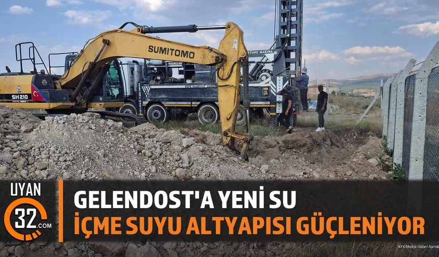 Gelendost'a Yeni Su Kaynağı: Altyapı Güçlendiriliyor