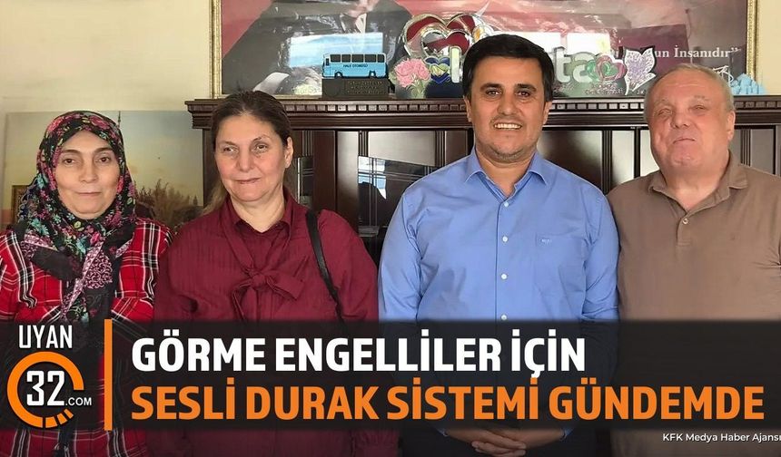 Görme Engelliler İçin Sesli Durak Sistemi Gündemde