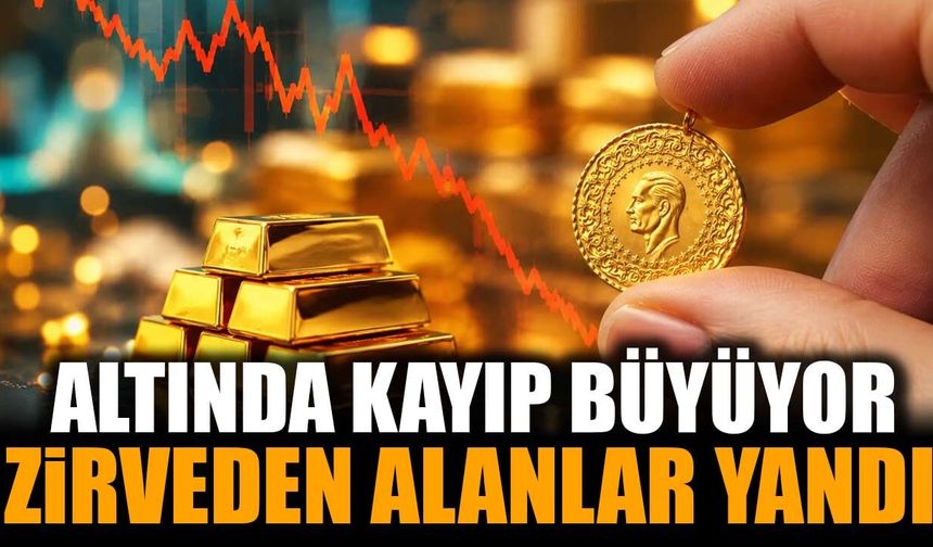 Gram Altında Zirveden Alanların Kaybı Büyüyor! 2026'nın En Ağır Faturası