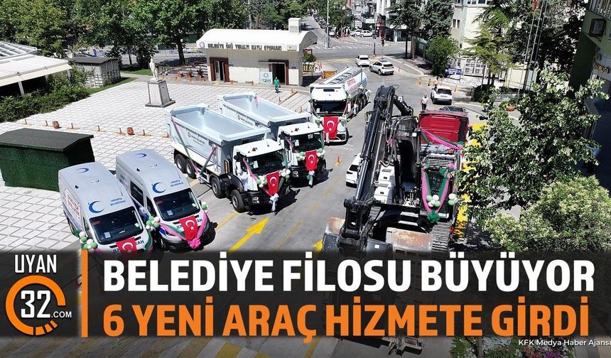 Isparta Belediyesi Hizmet Kalitesini Artırdı: Filoya 6 Yeni Araç