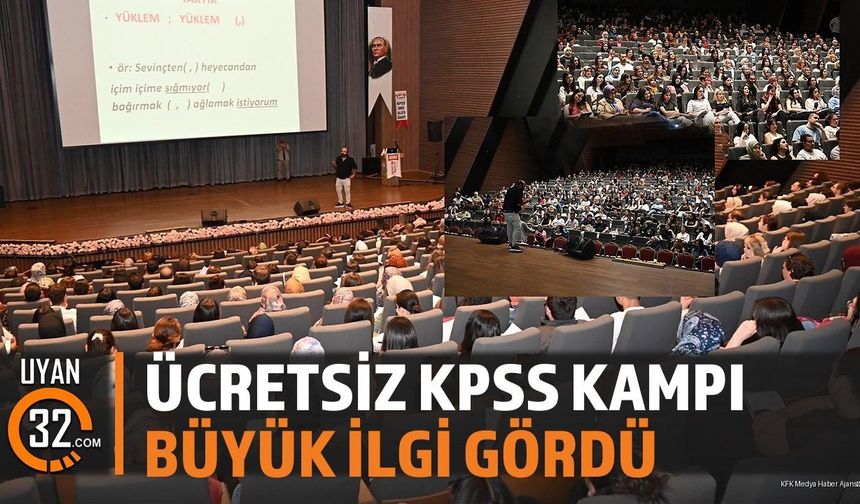 Isparta Belediyesi'nden Adaylara Ücretsiz KPSS Kampı Desteği