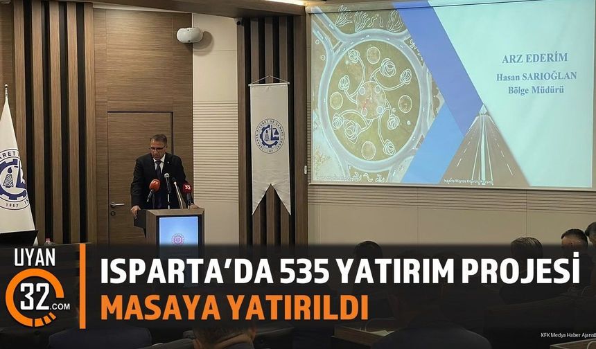 Isparta İl Koordinasyon Kurulu'nda Yatırımlar Değerlendirildi