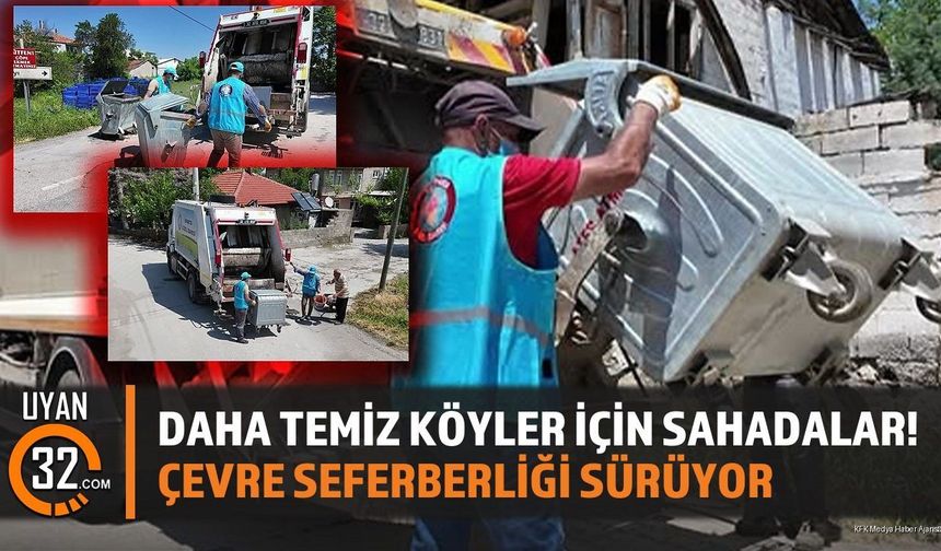 Isparta İl Özel İdaresi Köylerde Atık Toplama Çalışmalarını Sürdürüyor