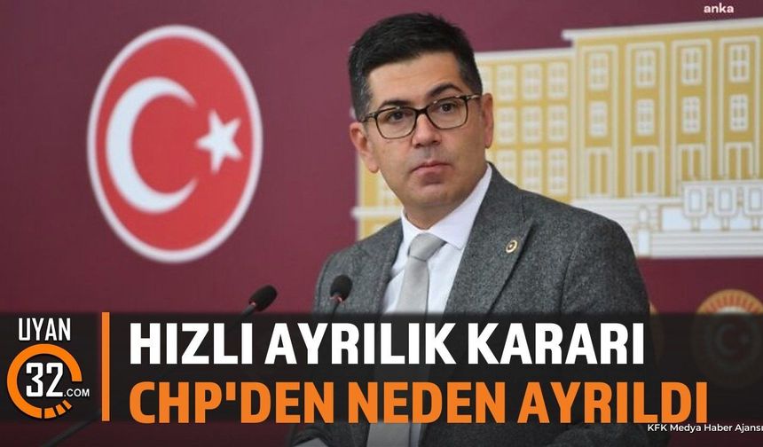 Isparta Milletvekili Hikmet Yalım Halıcı CHP'den Ayrıldığını Duyurdu