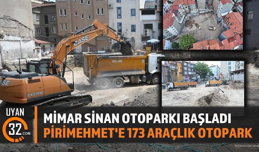 Isparta Pirimehmet'e Yeni Mimar Sinan Katlı Otoparkı