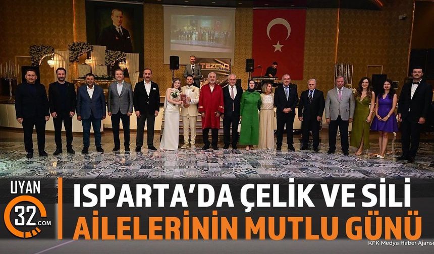 Isparta'da Çelik Ve Sili Ailelerinin Mutlu Nikah Töreni