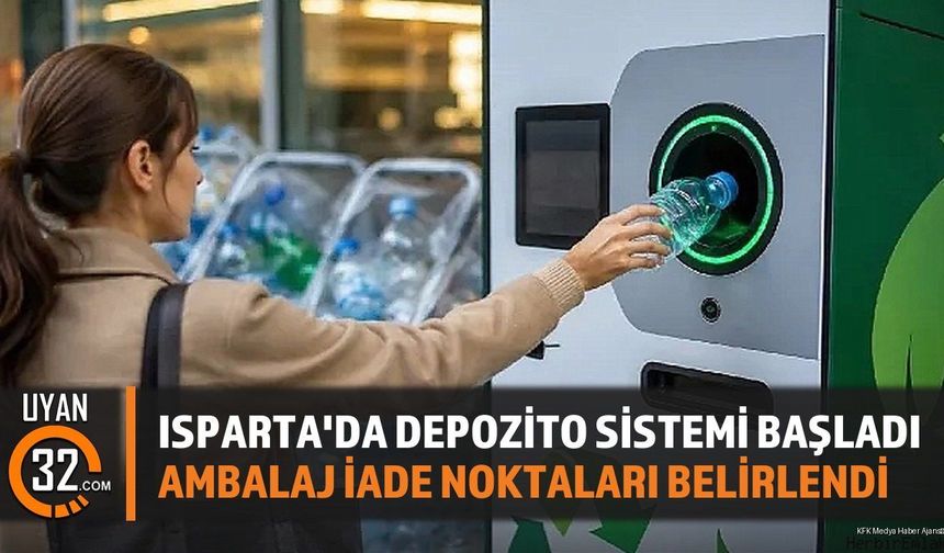 Isparta'da Depozitosu Olan Ambalajlar (DOA) Sistemi Devreye Girdi