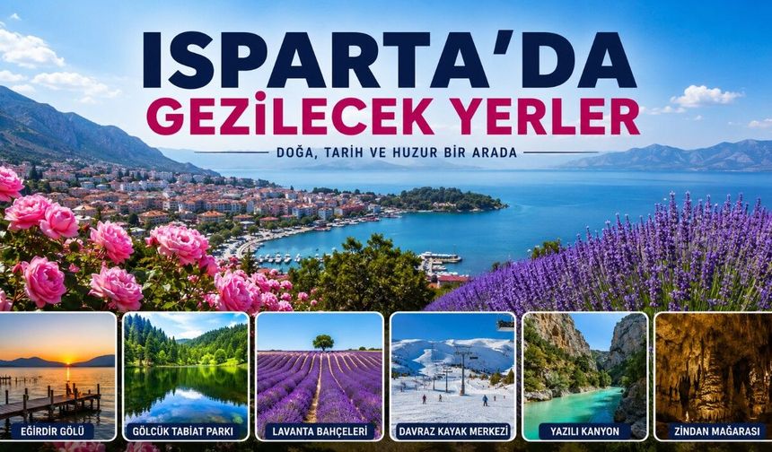 Isparta'da Göllerden Lavanta Bahçelerine Uzanan Doğa ve Tarih Rotası