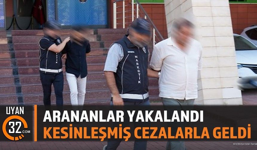 Isparta'da Narkotik Şube, Uy*şturucu Suçundan Aranan İki Kişiyi Yakaladı