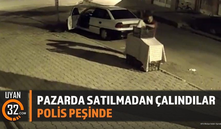 Isparta'da Salı Pazarı Öncesi Pazarcının Elmaları Çalındı