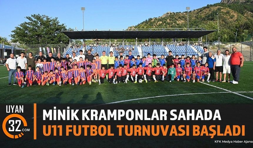 Isparta'da U-11 Minikler Futbol Turnuvası Başladı