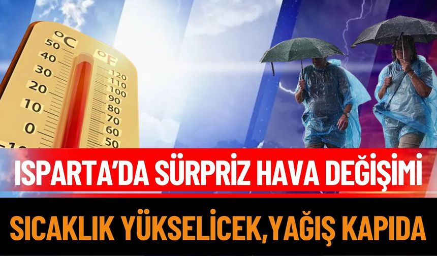 Isparta'da Yaz Sıcağı Devam Ediyor: Yağış İçin Tarih Verildi