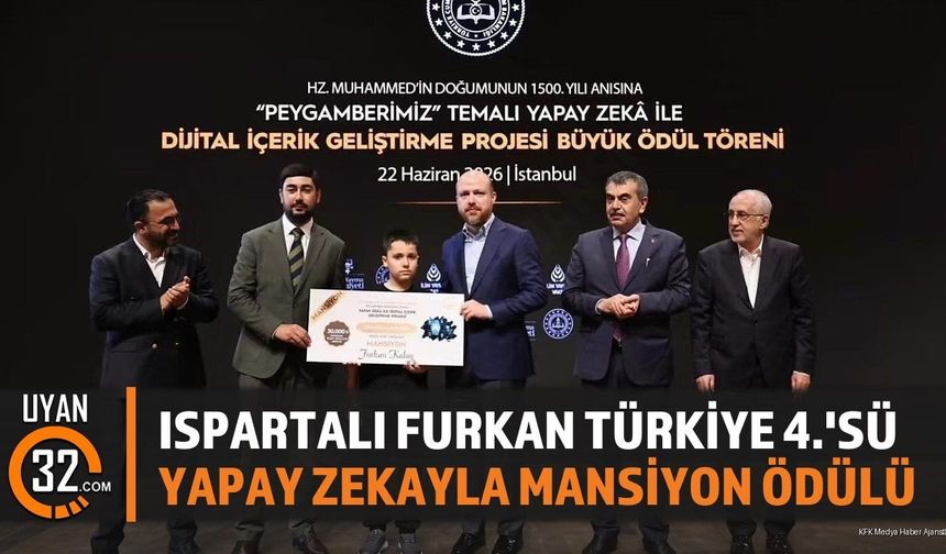 Ispartalı Öğrenci Türkiye 4'üncüsü Oldu