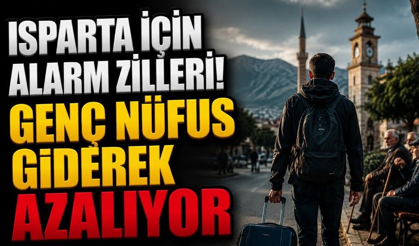 Isparta İçin Alarm Zilleri! Isparta Neden Yaşlanıyor?