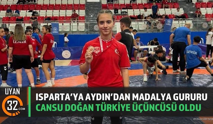 Isparta'ya Aydın'dan Madalya Gururu: Cansu Doğan Türkiye Üçüncüsü Oldu